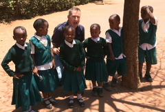 Feb. 2015: Fergus Hann with students